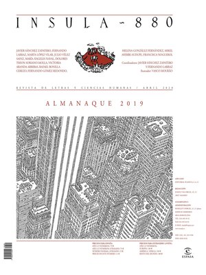 cover image of Almanaque 2019 (Ínsula n° 880, abril de 2020)